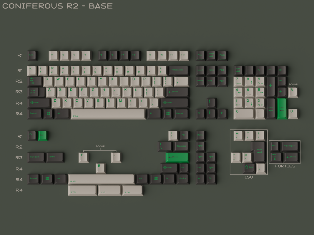 [GB] GMK Coniferous R2.5