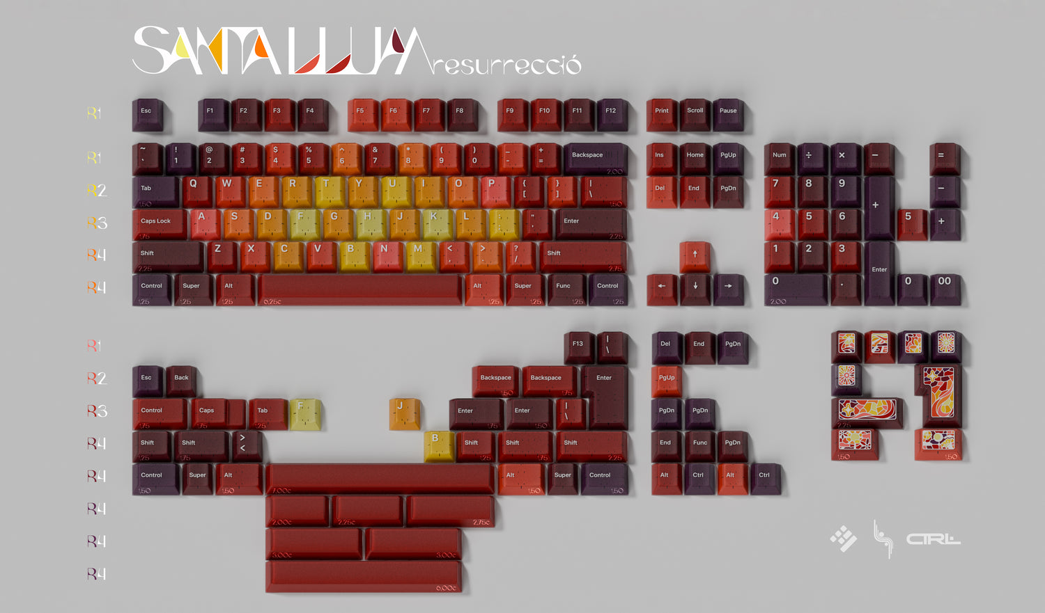 [Preorder] KAP Santa Llum Keycaps