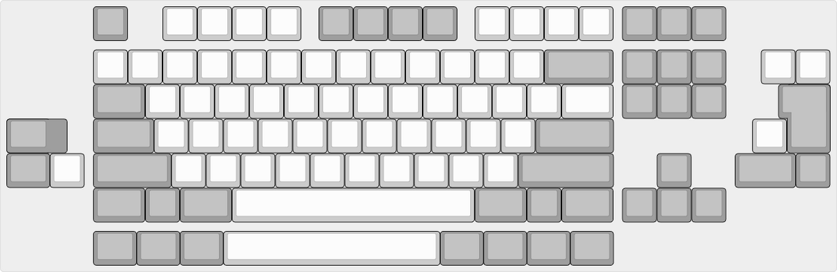 Deacon F12 TKL layout