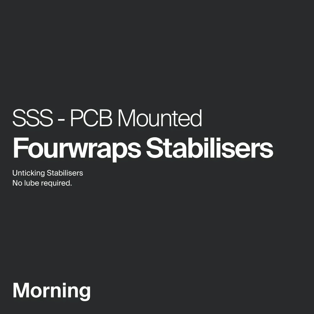 SSS - Fourwaps V2 PCB-Mounted Stabilizers